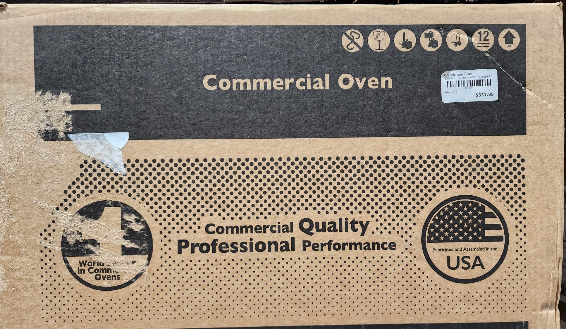 AMANA 0.9 CU.FT COMMERCIAL OVEN