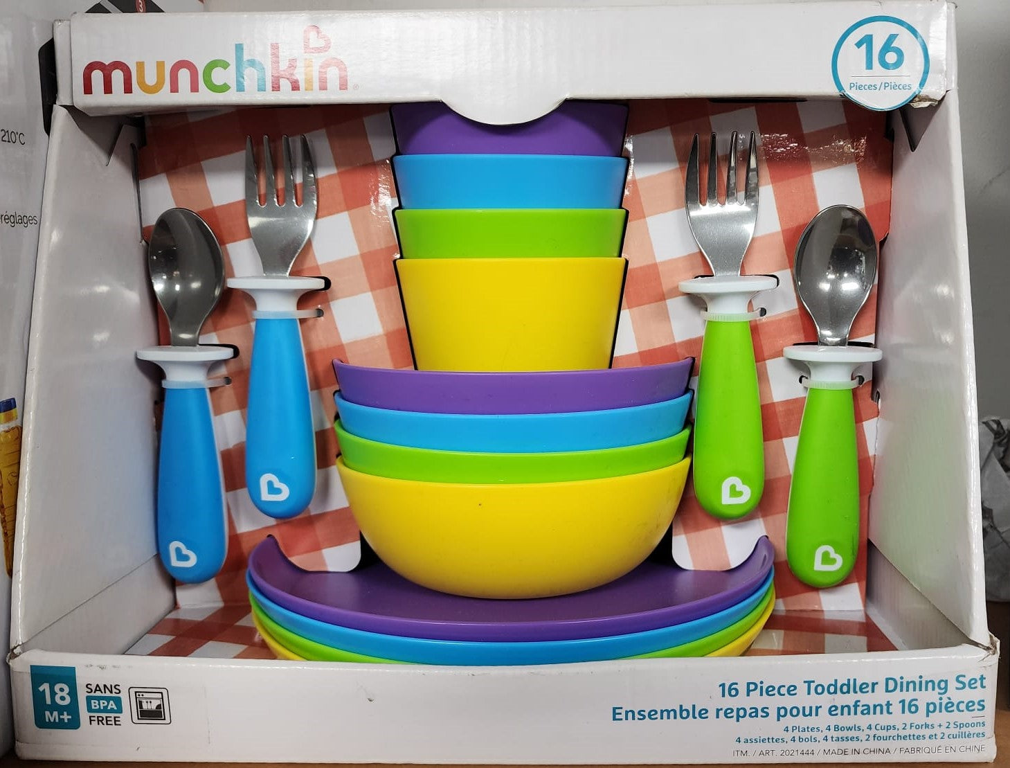 MUNCHKIN 16PC KIDS DINNERWARE