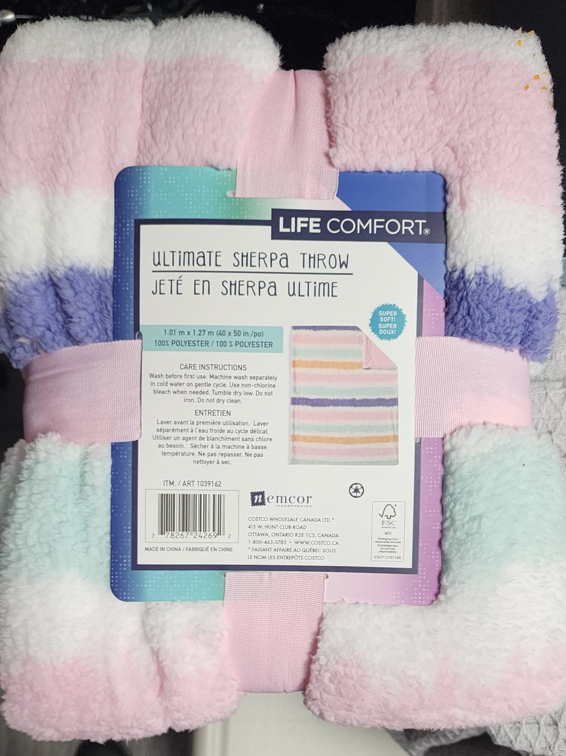 LC KIDS SHERPA BLANKET