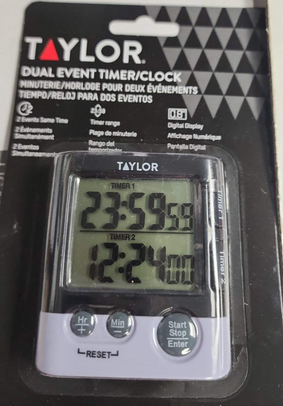 TAYLOR TIMER-DUAL CLOCK