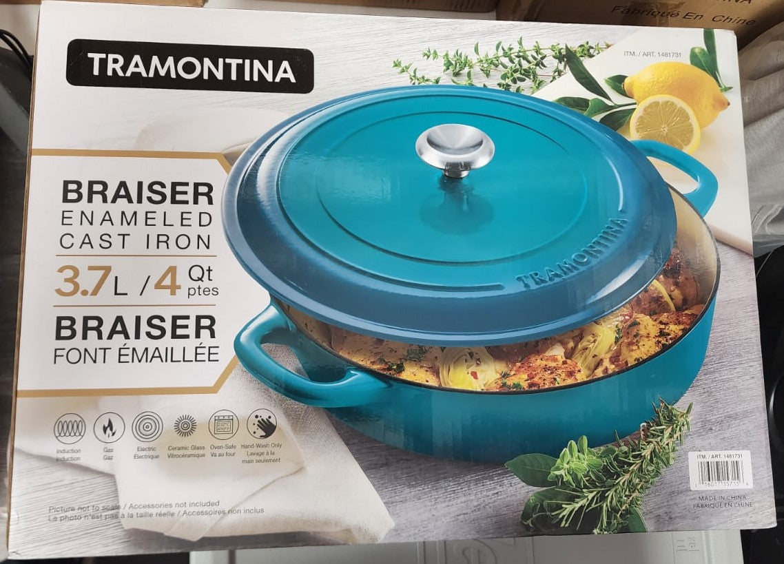 TRAMONTINA BRAISER CAST IRON