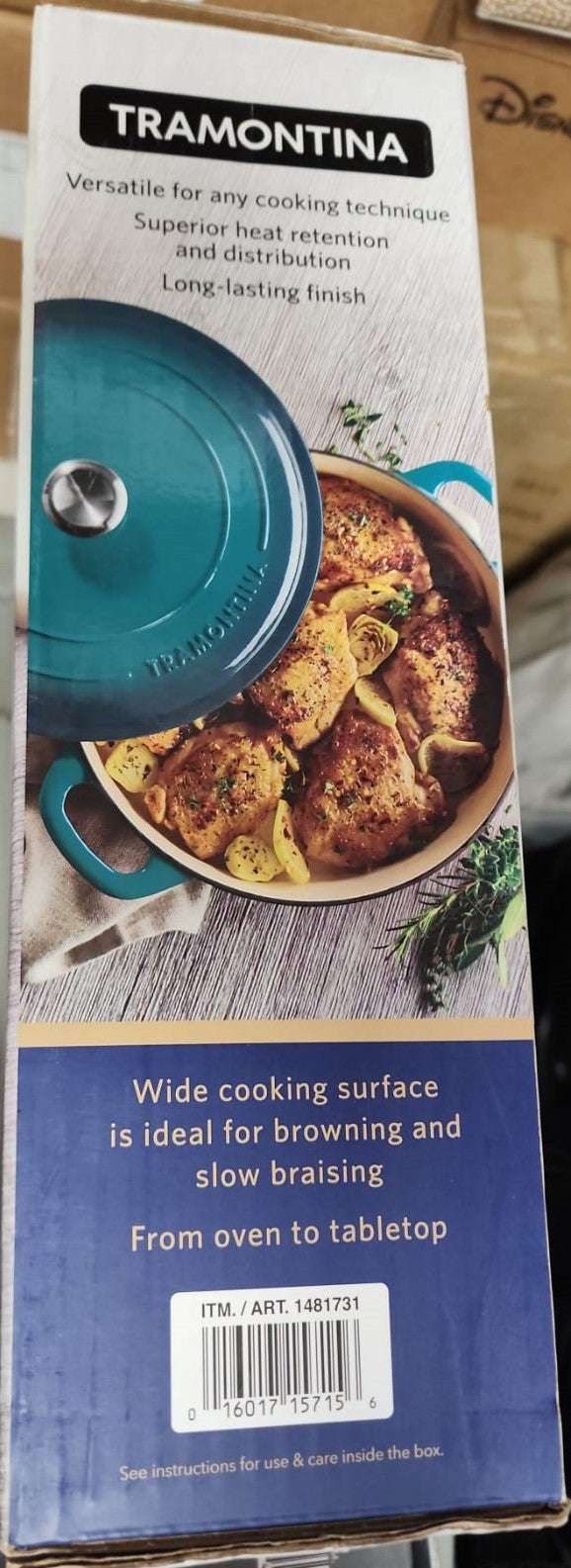 TRAMONTINA BRAISER CAST IRON