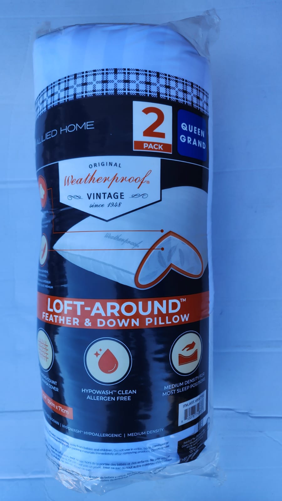 FEATHERS BEST QN PILLOW 2-PACK