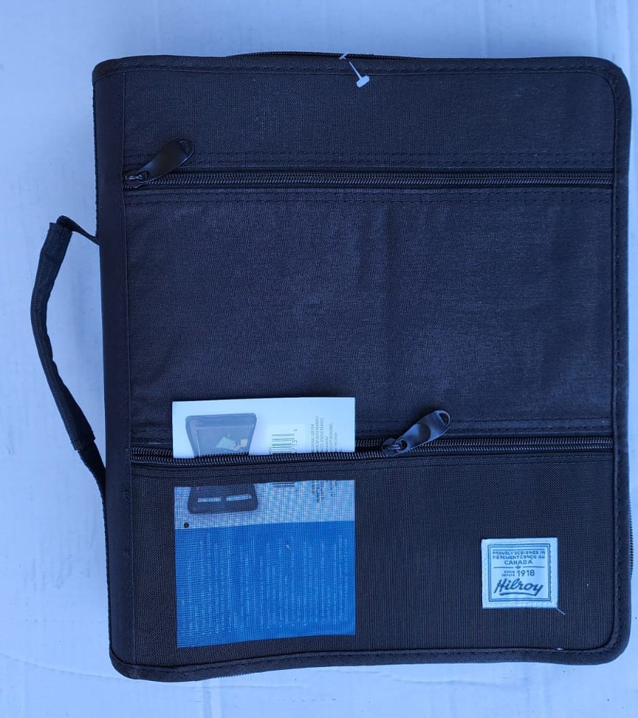 HILROY 2 ZIPPER BINDER WITH PENCIL POUCH