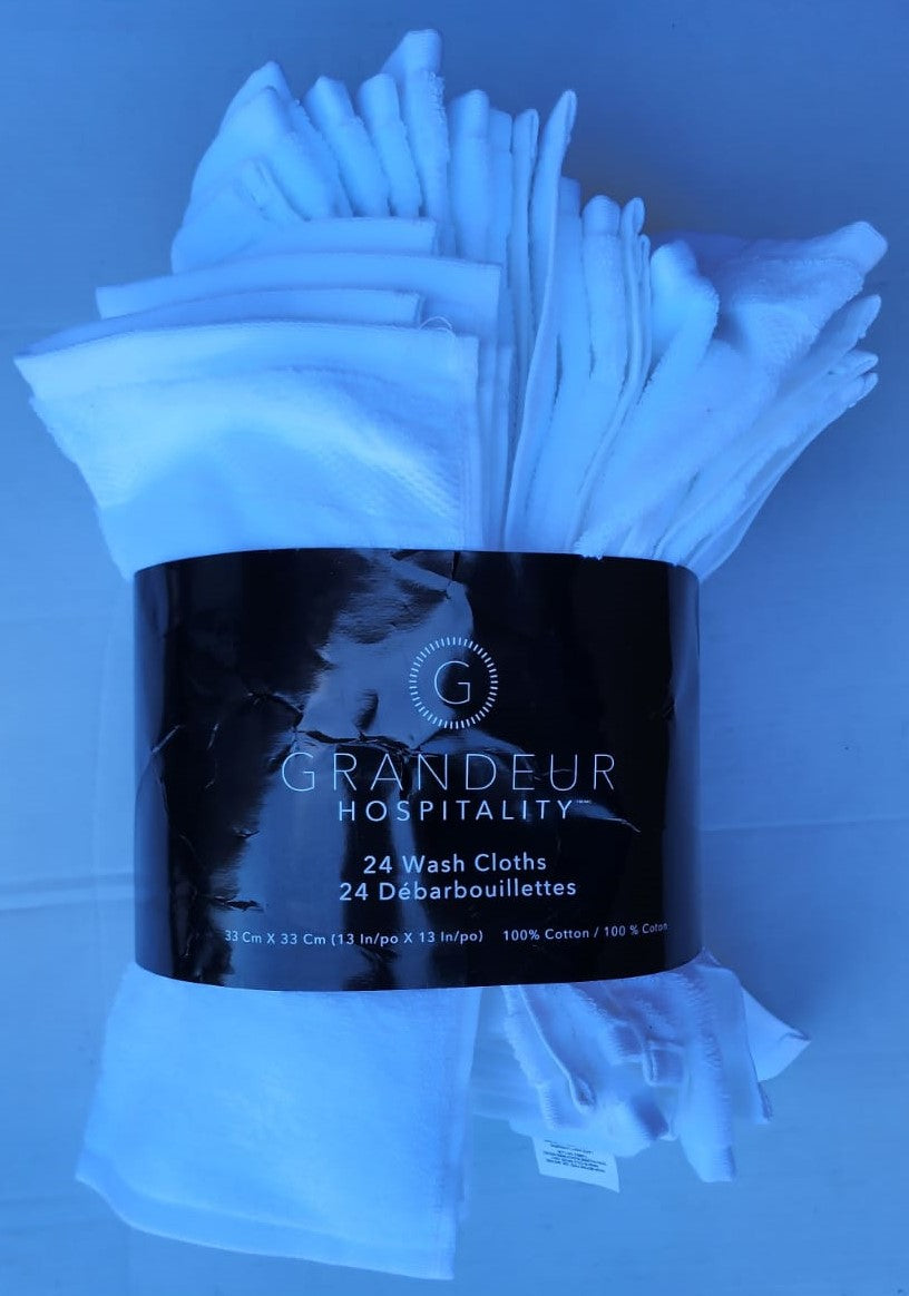 GRANDEUR WASH CLOTH 24P