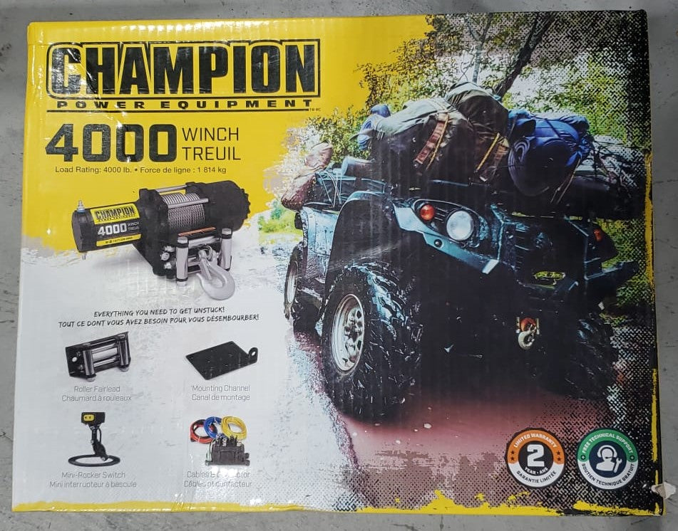 CHAMPION 4000LB WINCH KIT