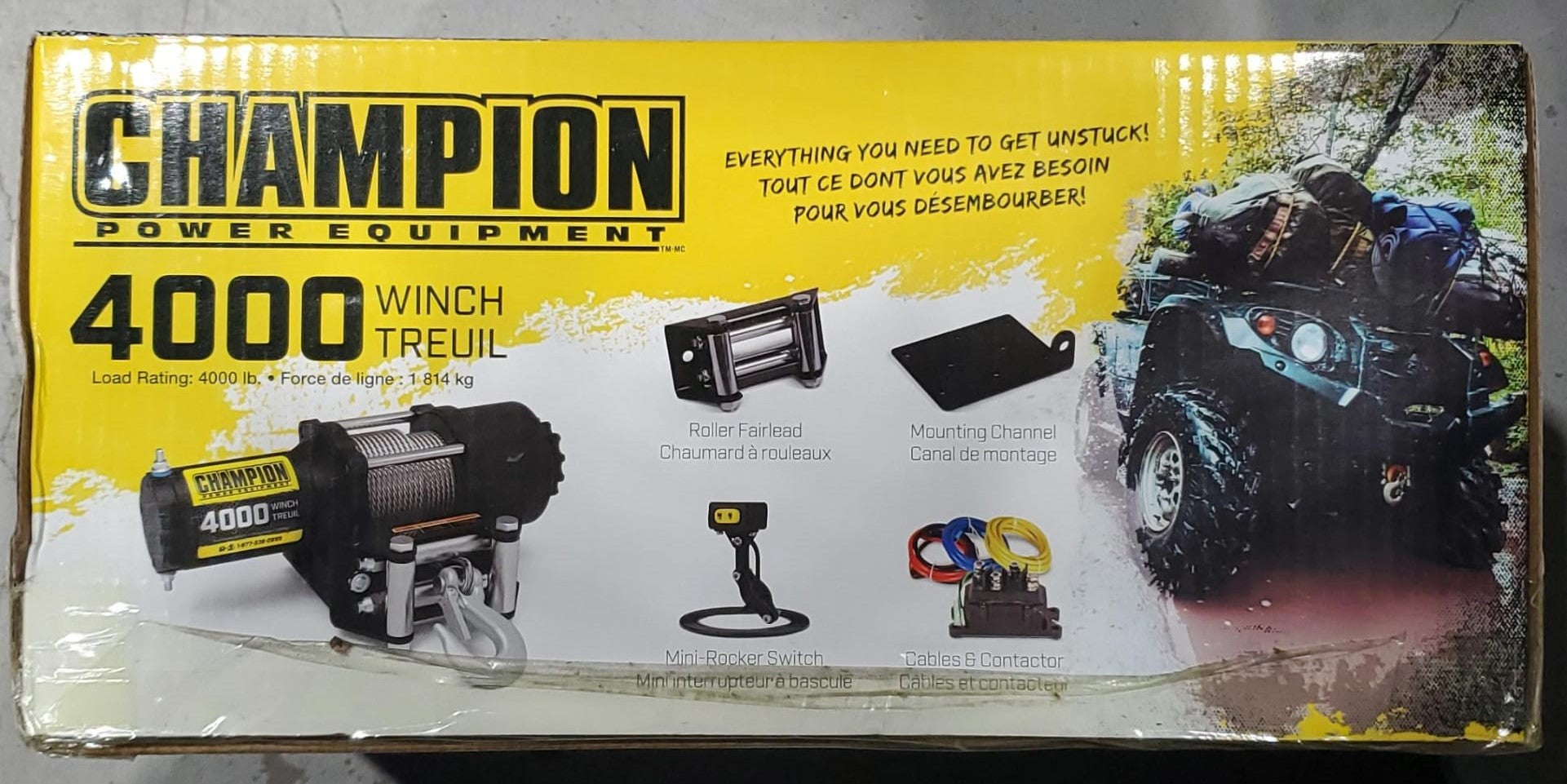 CHAMPION 4000LB WINCH KIT