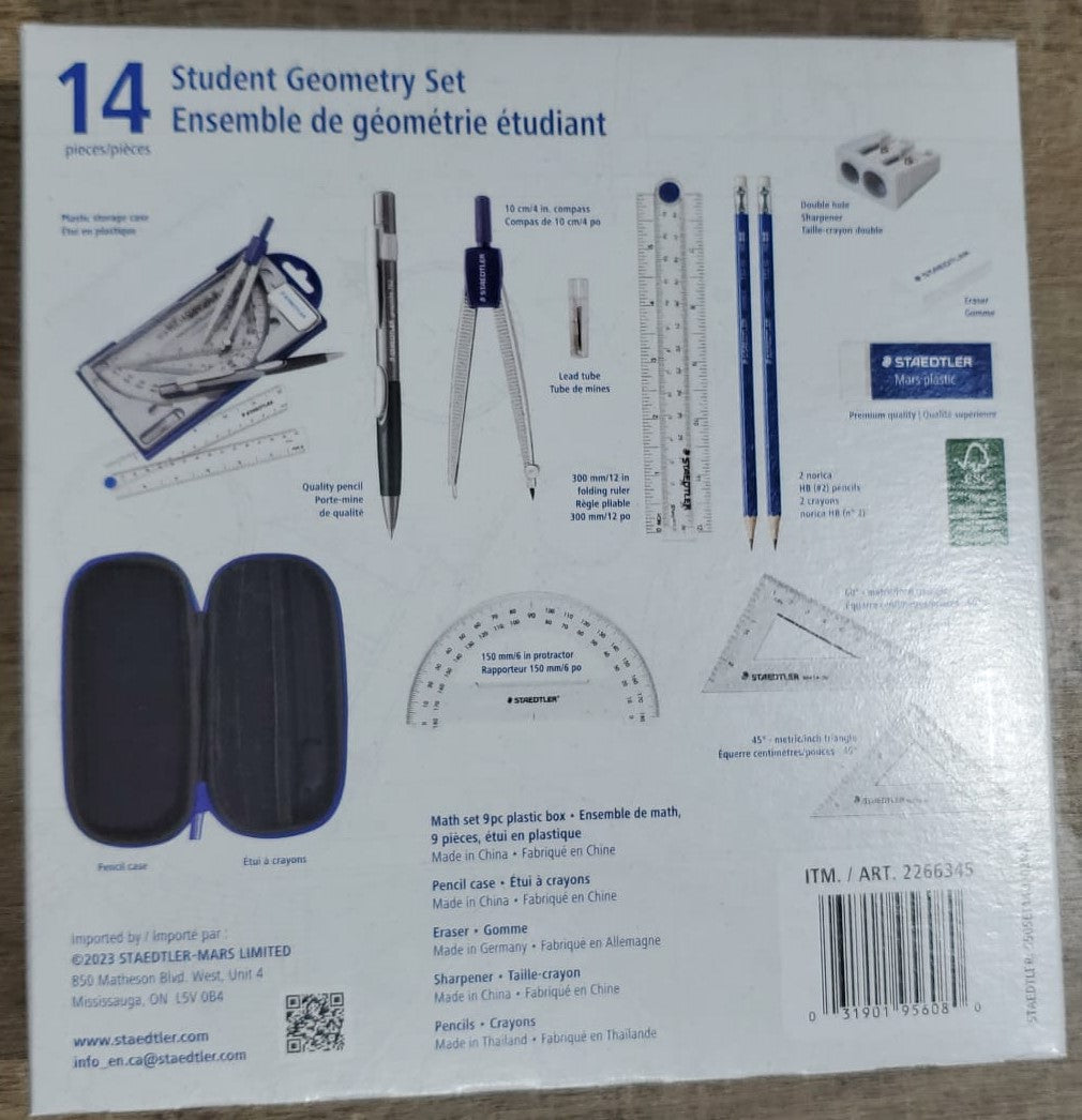 STAEDTLER STUDENT GEOMETRY SET