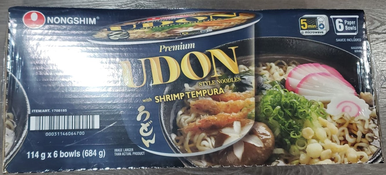 NONGSHIM SHRIMP NOODLES(6 PAPER BOWLS)