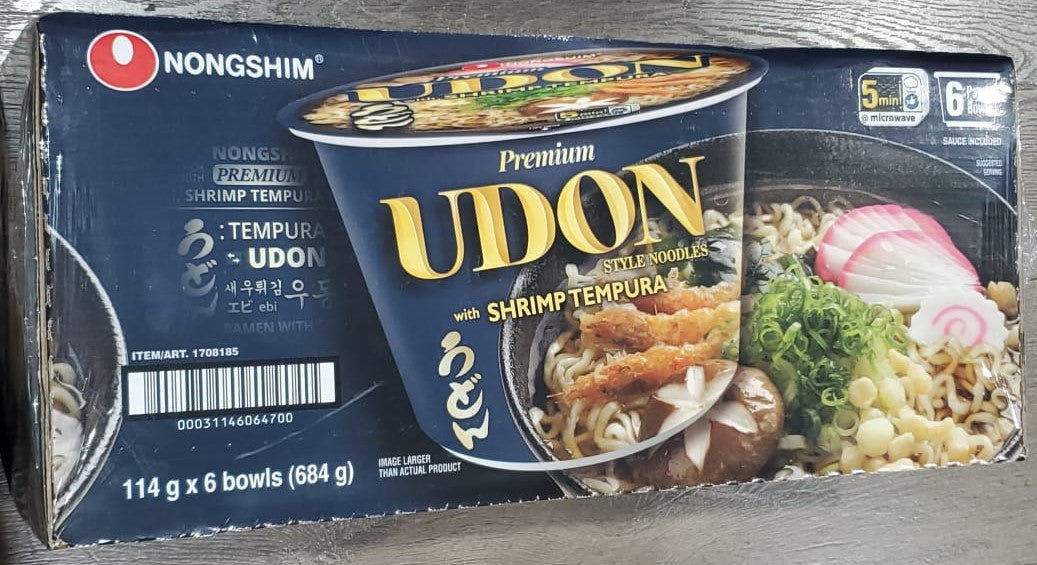 NONGSHIM SHRIMP NOODLES(6 PAPER BOWLS)