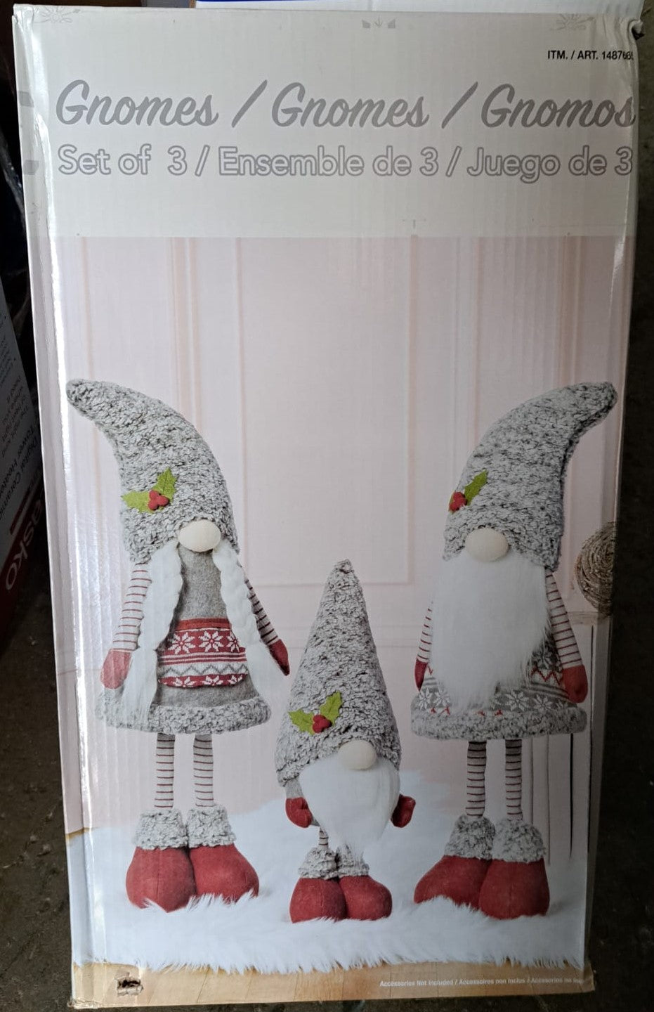HOLIDAY GNOMES SET OF 3