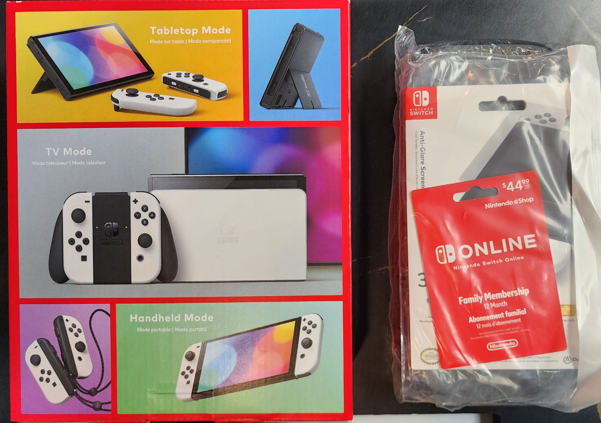 NINTENDO SWITCH OLED WHITE BUNDLE