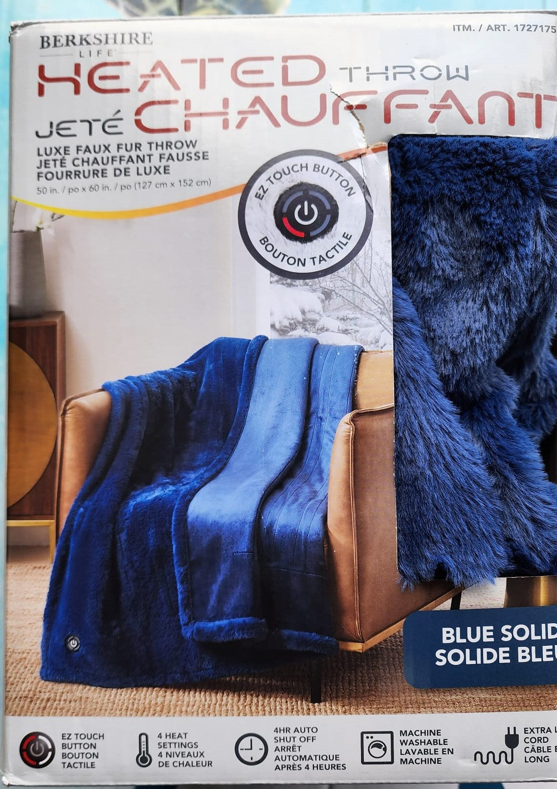 BERKSHIRE HEATED THROW BLANKET