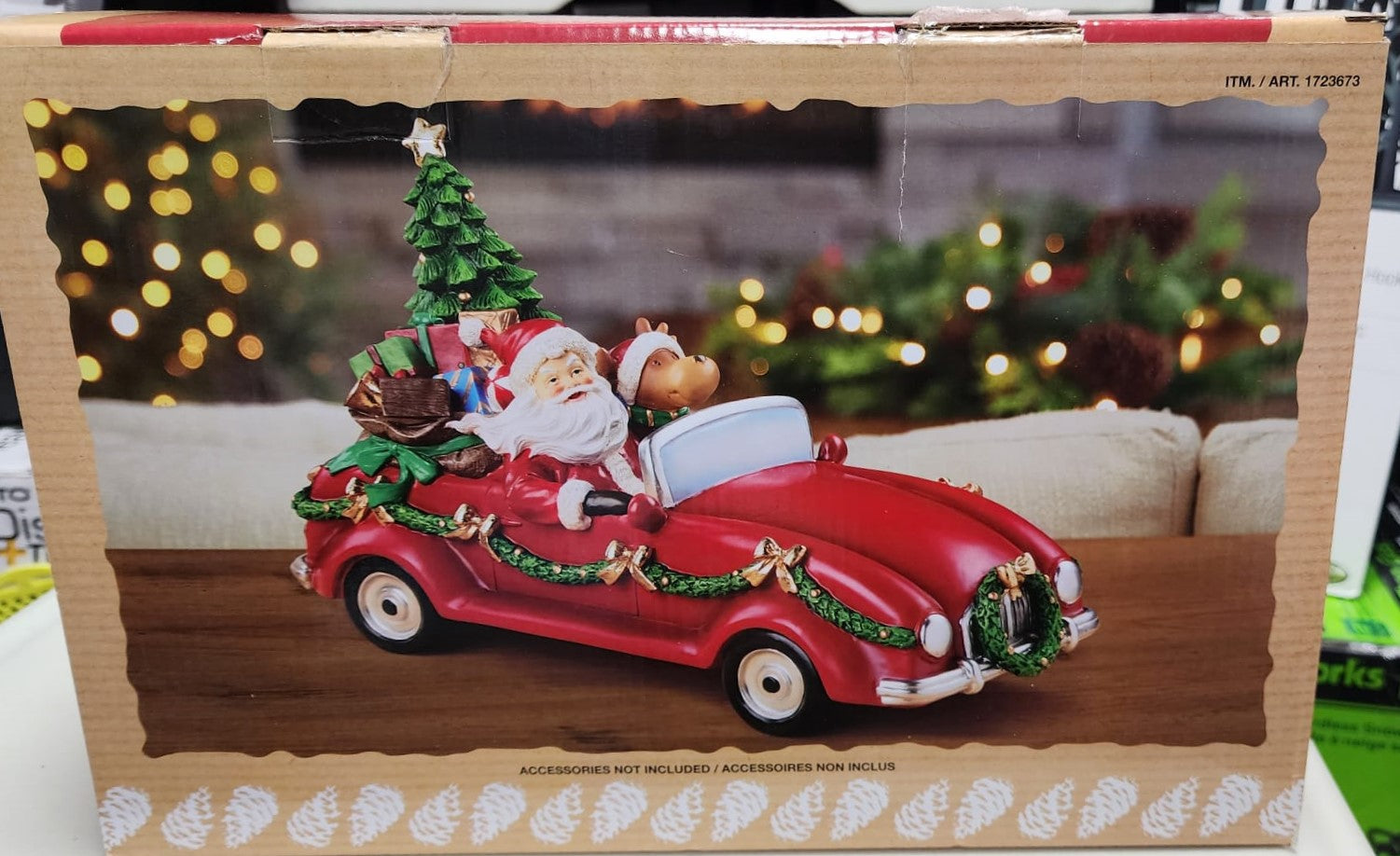 SANTA DRIVING CAR