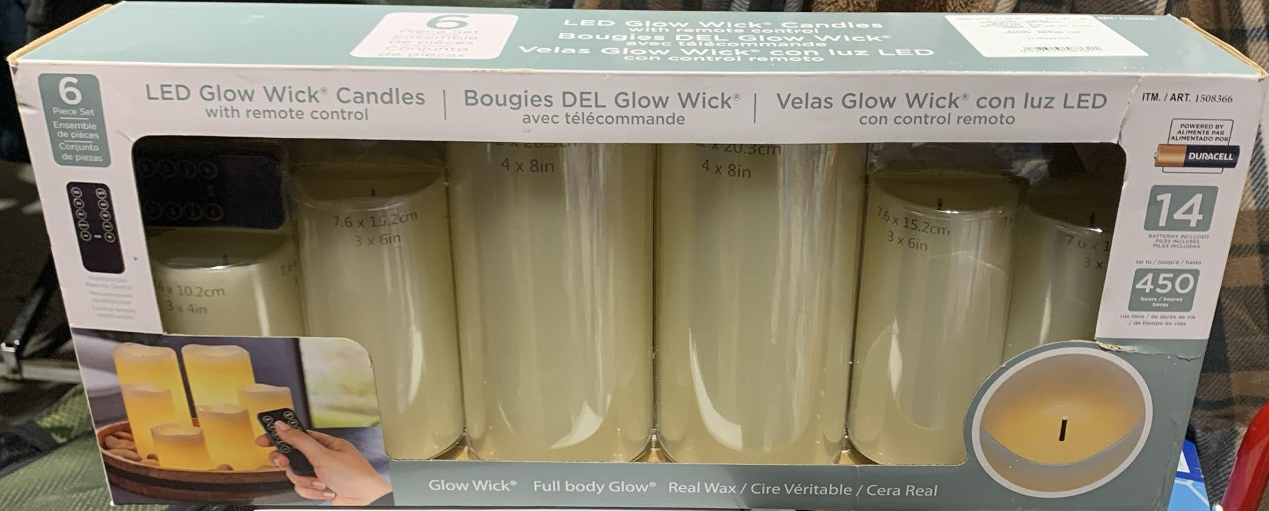 GERSON LED WAX CANDLE 6