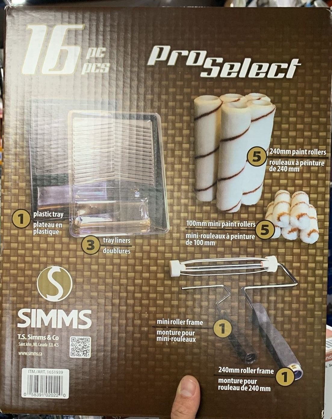 SIMMS PROSELECT 16PC ROLLER KIT