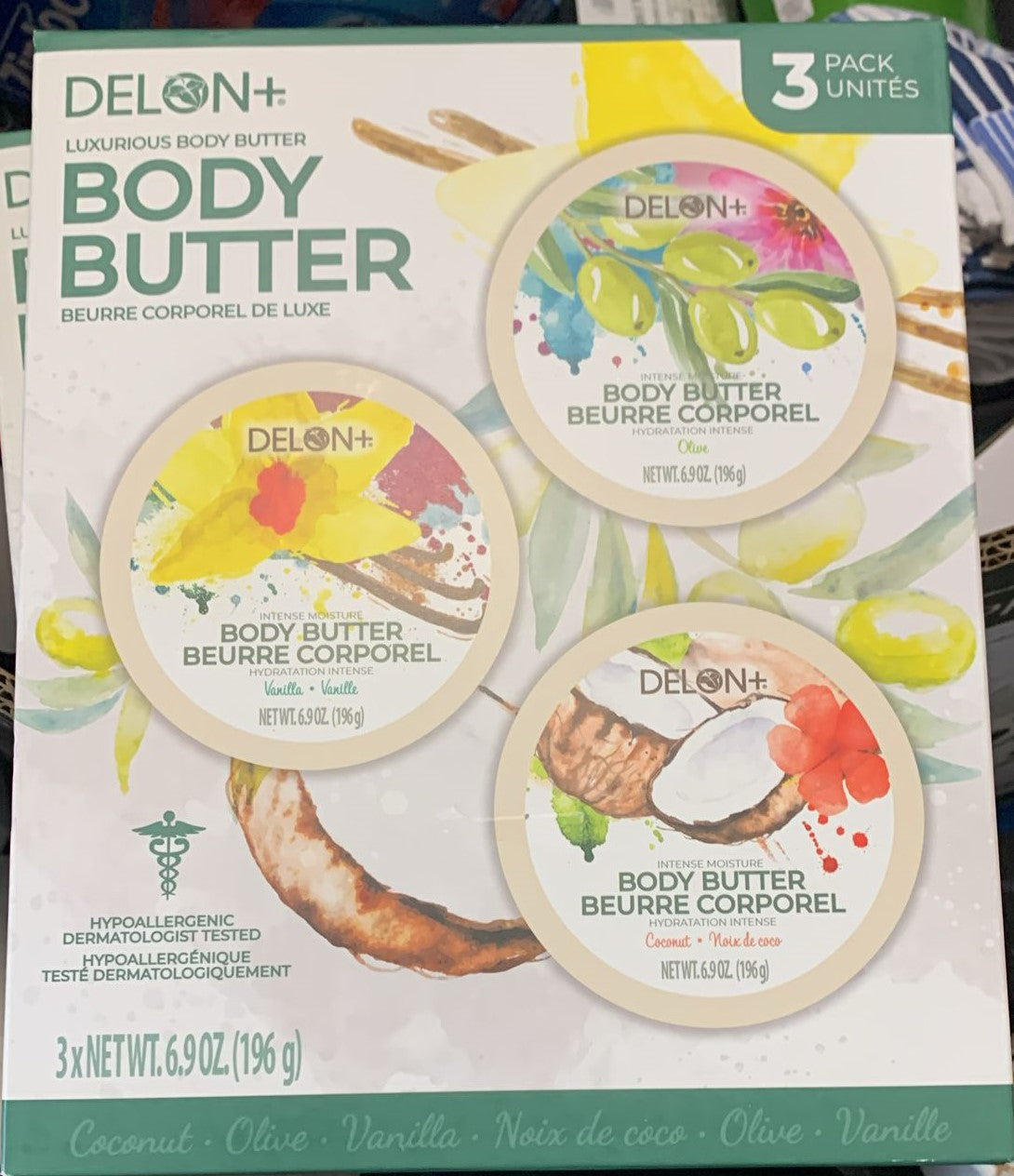 DELON BODY BUTTER 3 x 196 g