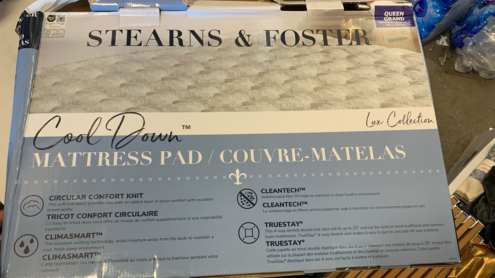 STEARNS AND FOSTER QUEEN GRAND MATTRESS