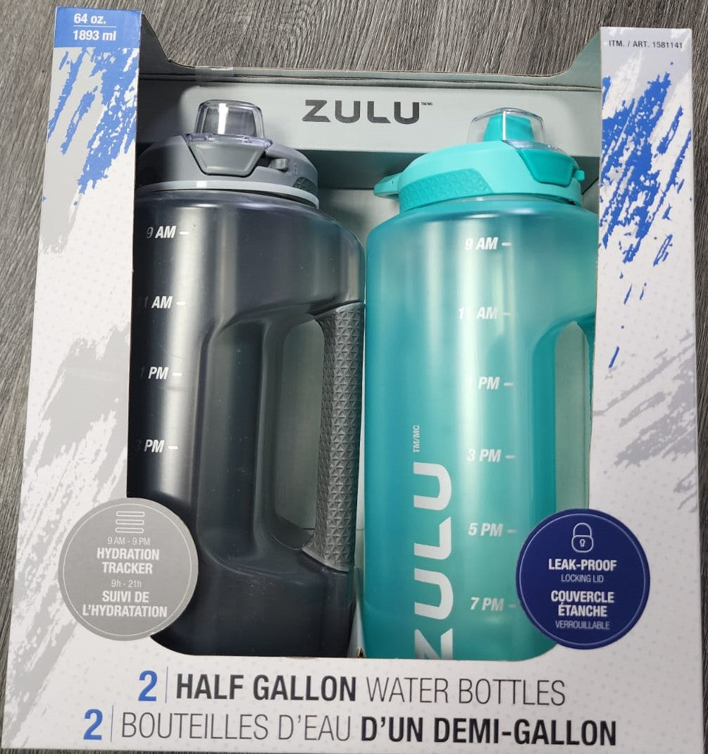 ZULU Motivational Water Jug 2 PK