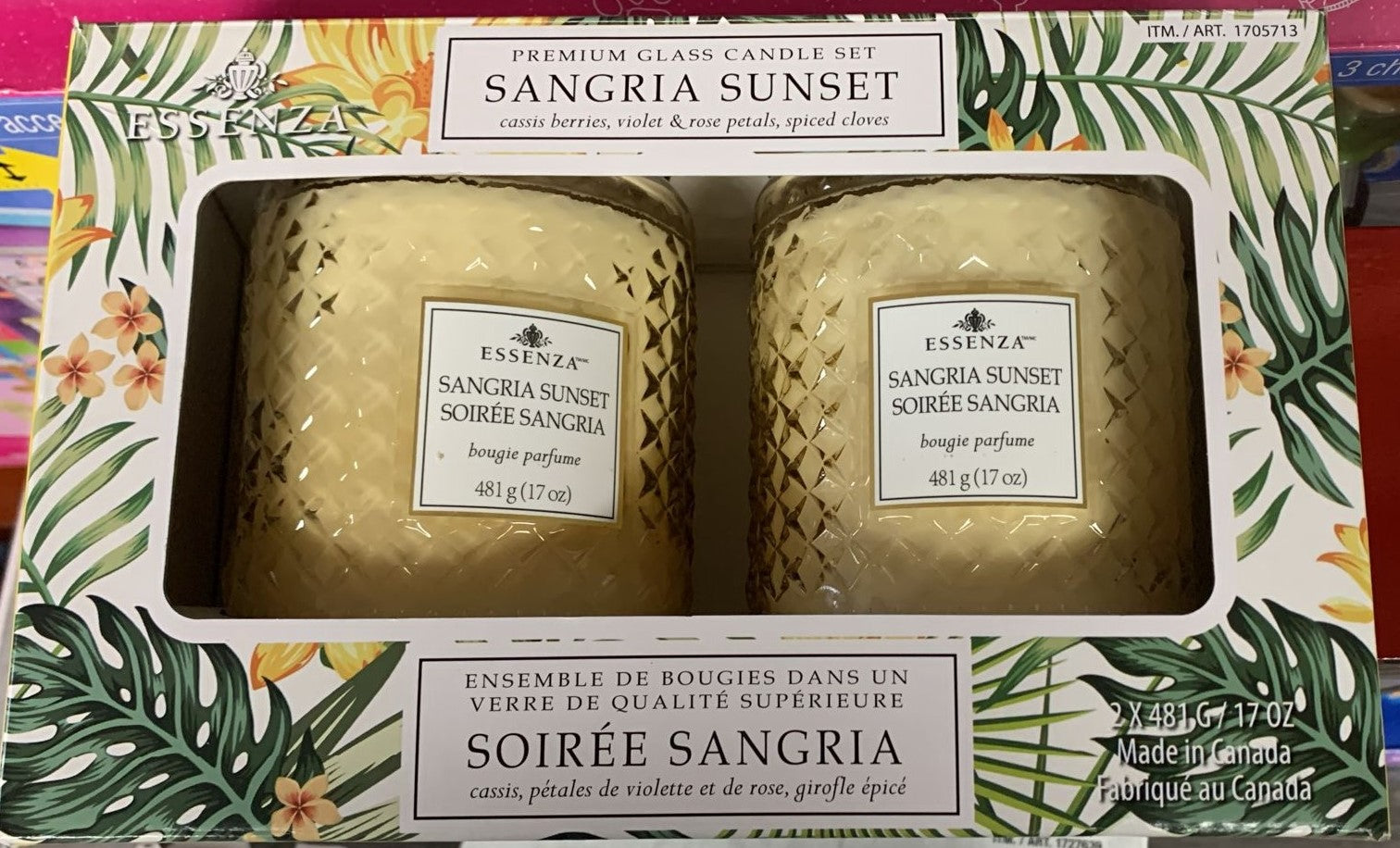 Essenza 17oz Candle, 2-pack