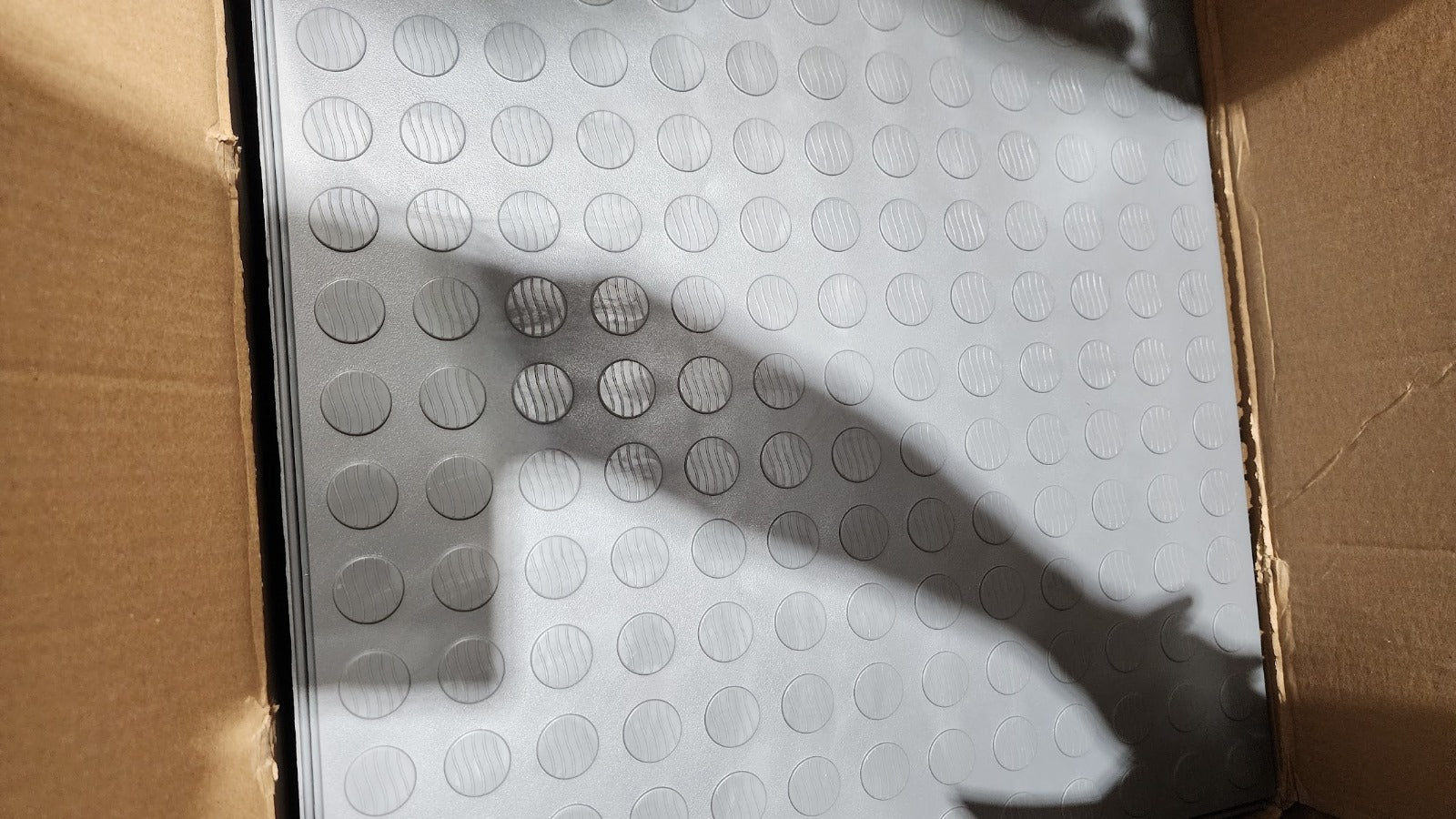 Ultralock Black and Grey Solid Garage Tiles, per box