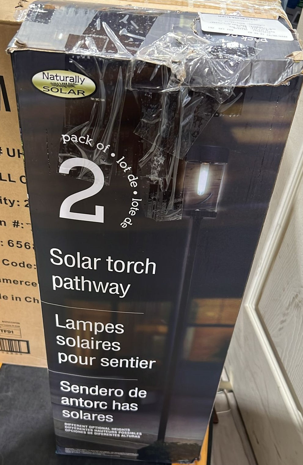 Naturally Solar Solar Torch Pathway, 2-pack