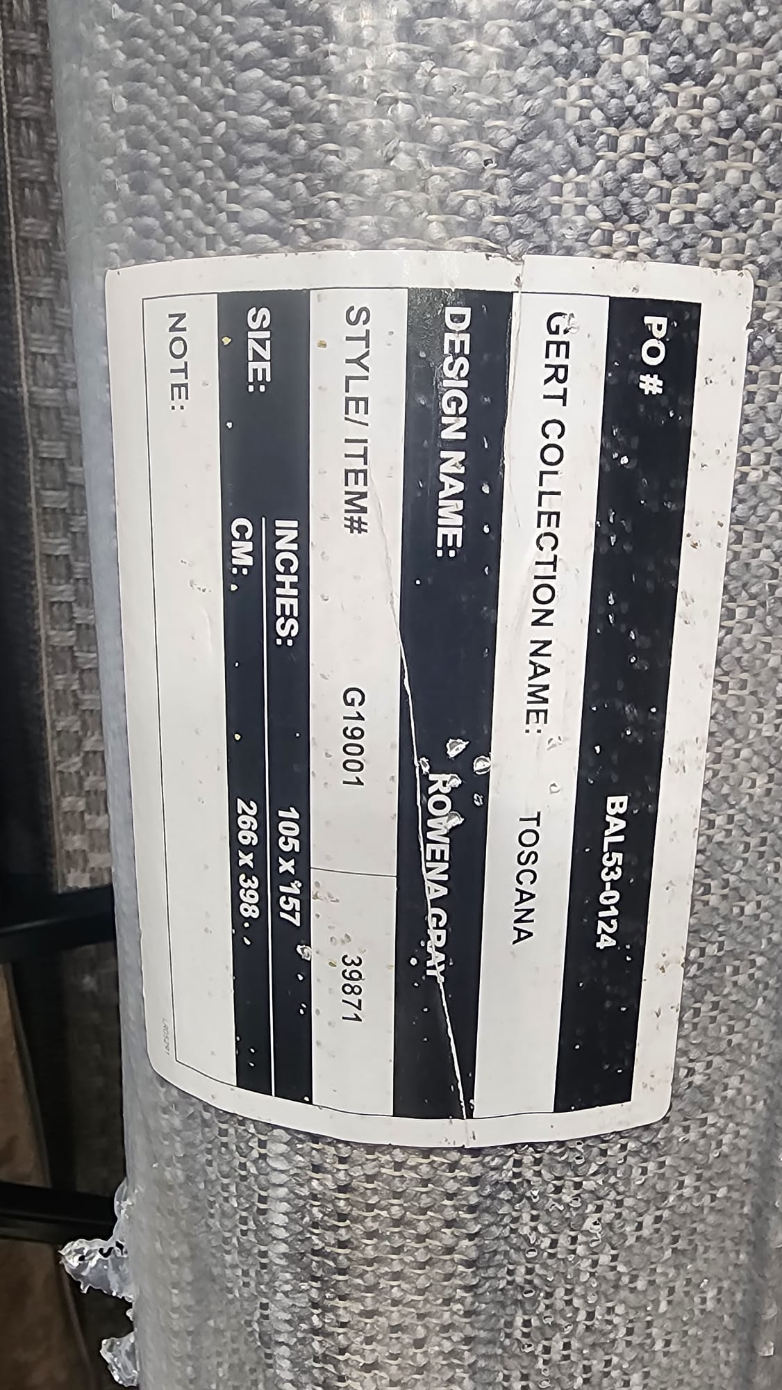 NAPLES ACE BRDR GRY 9X1 RUG