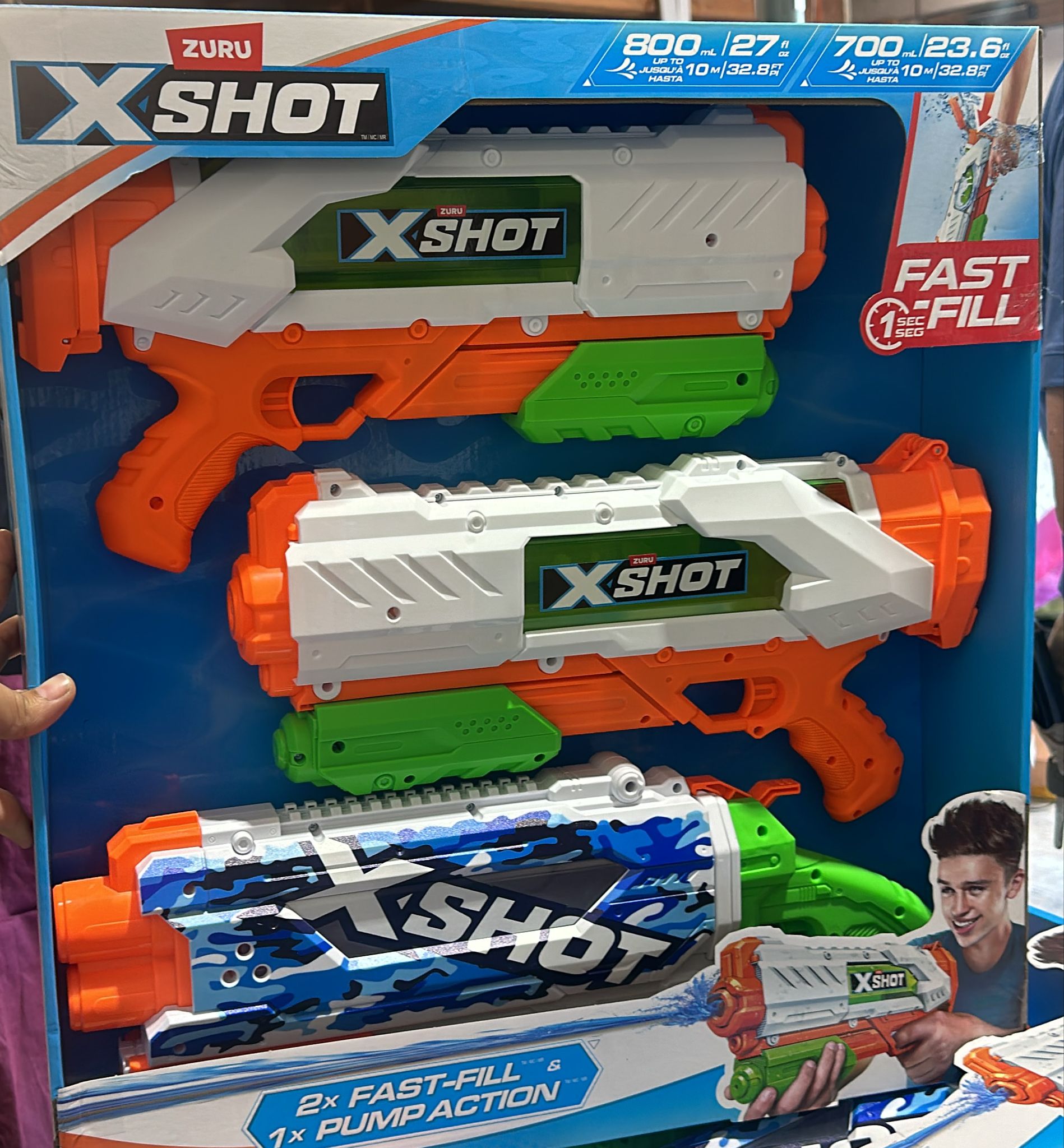 ZURU X SHOT WATER BLASTER 3 PACK