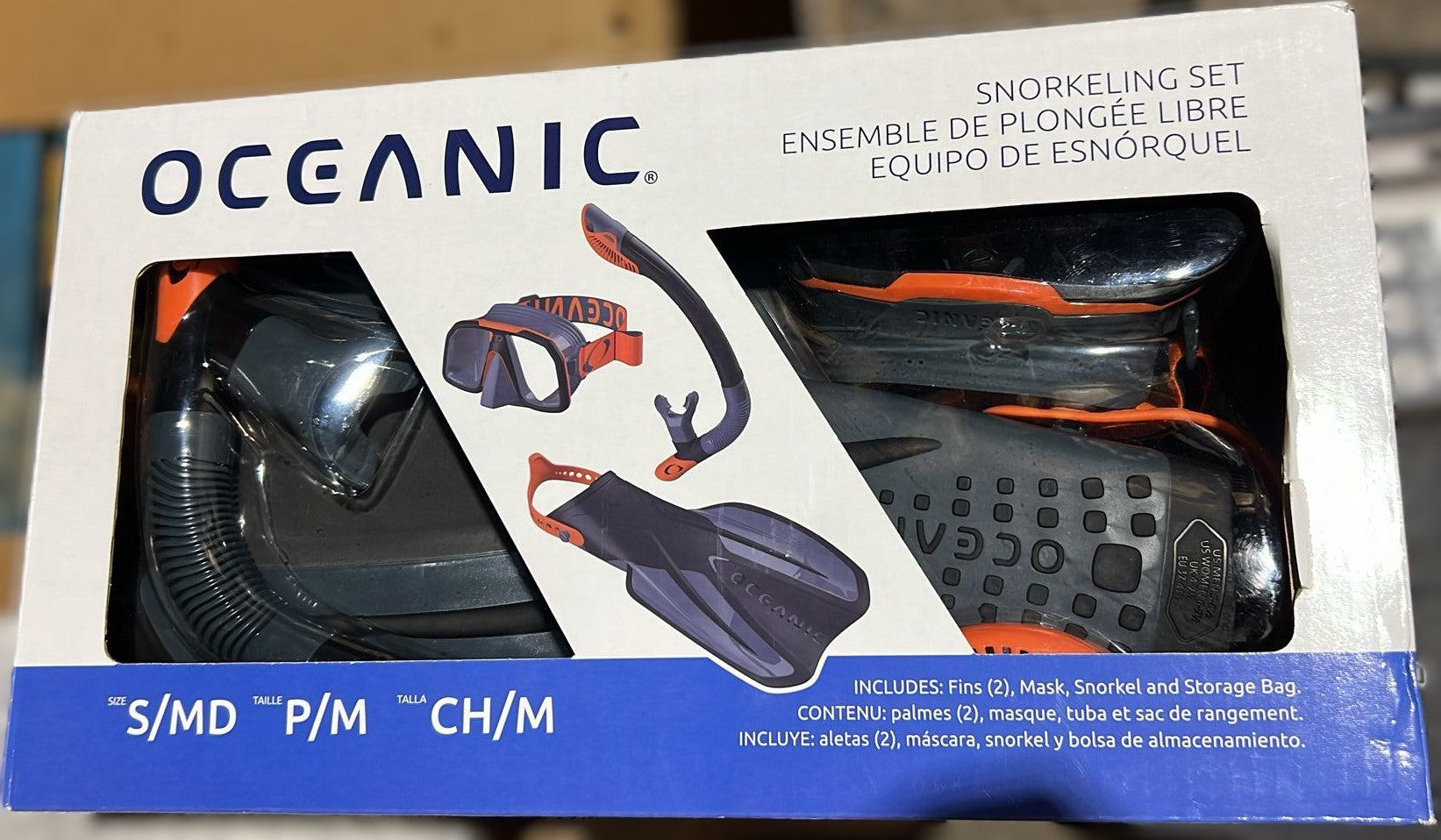 OCEANIC ADULT SNORKEL SET