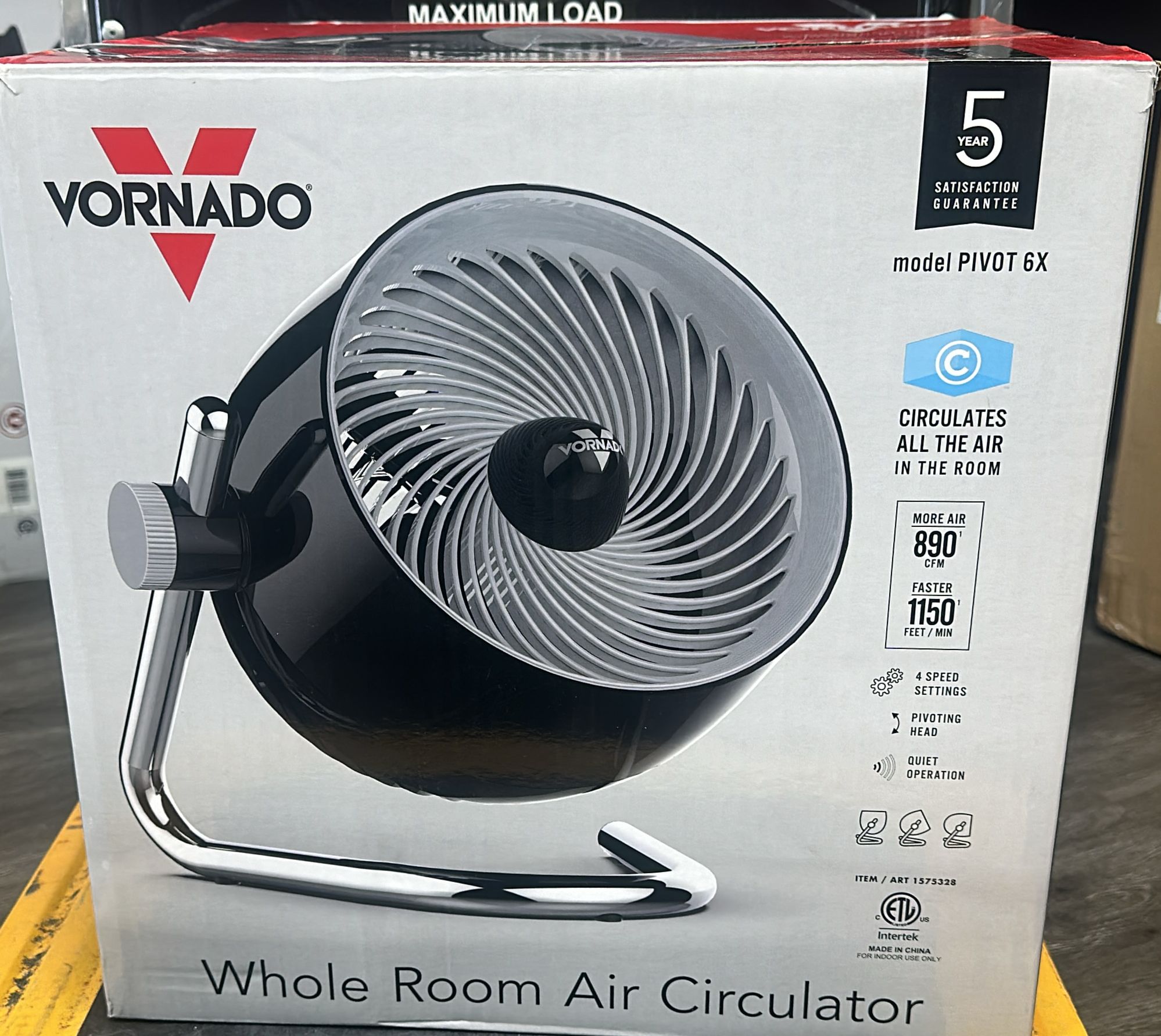 VORNADO AIR CIRCULATOR MODEL PIVOT 6X