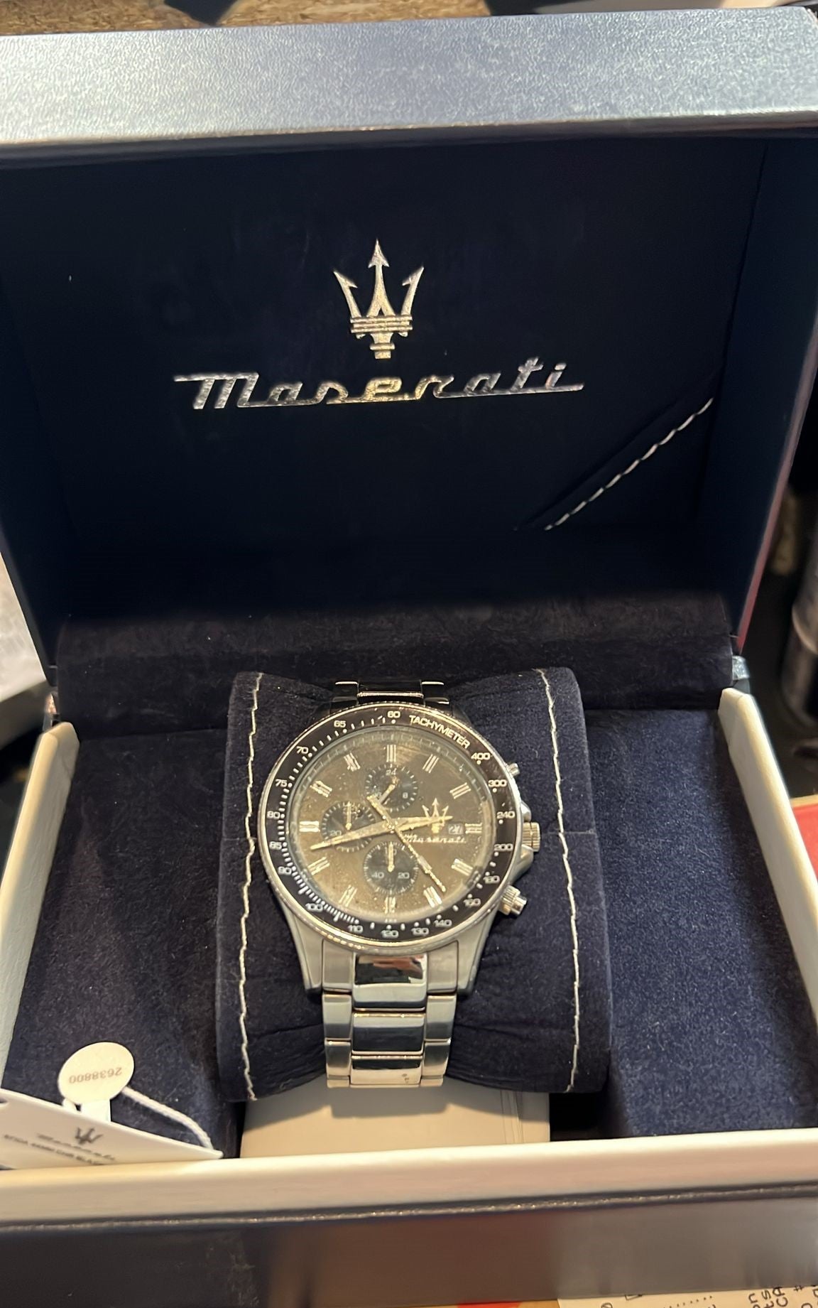 Maserati Black Dial Men's Watch