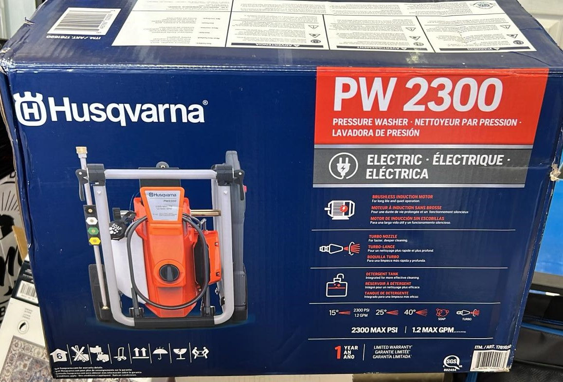 Husqvarna PW2300 Pressure Washer in OPEN BOX