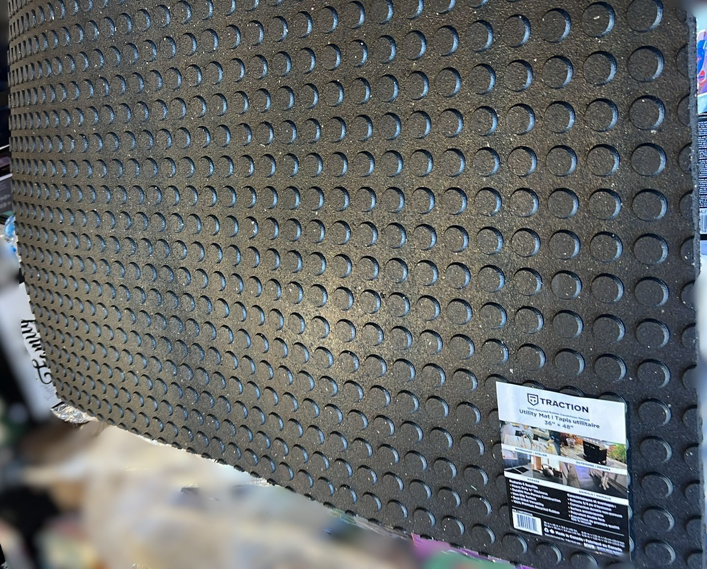 Traction Premium Rubber Flooring 3' X 4' X 3/4"