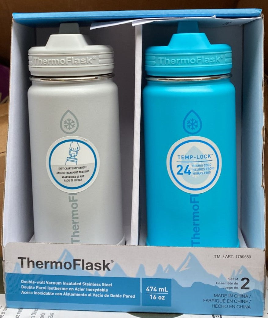 THERMOFLASK WATER BOTTLES PACK OF 2