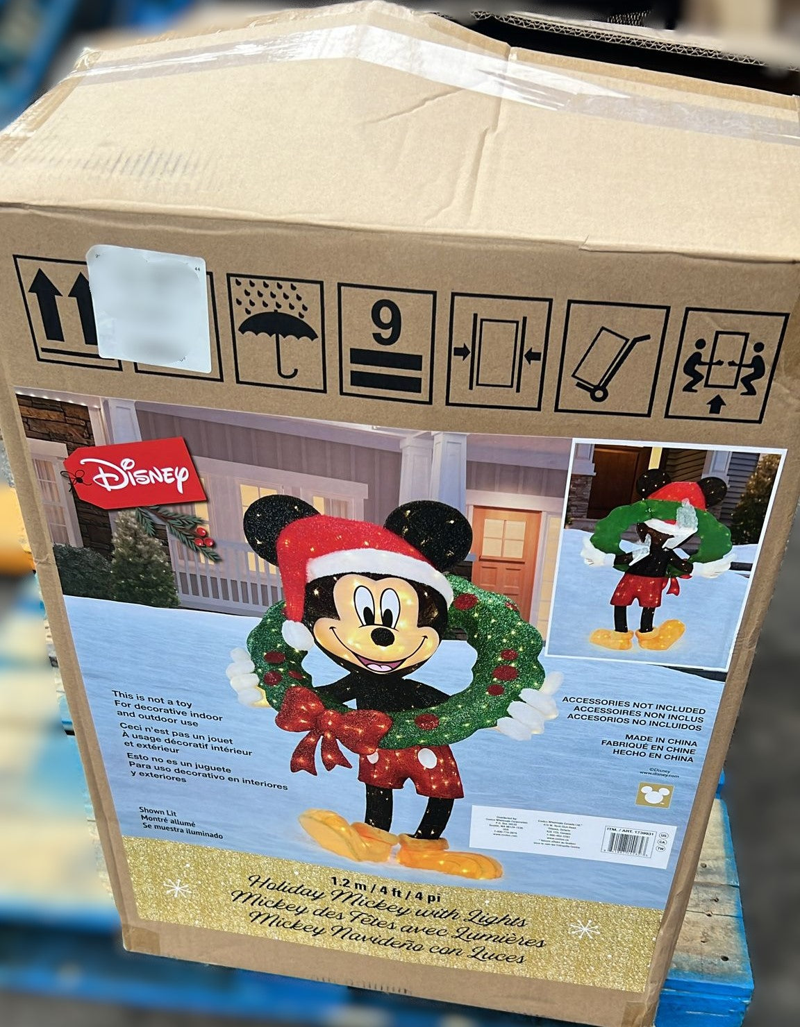 Disney - Holiday Mickey With Lights