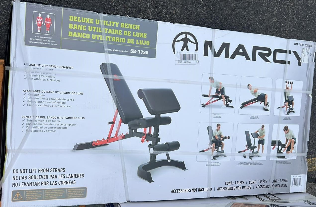Marcy Utility Bench with Arm Curl