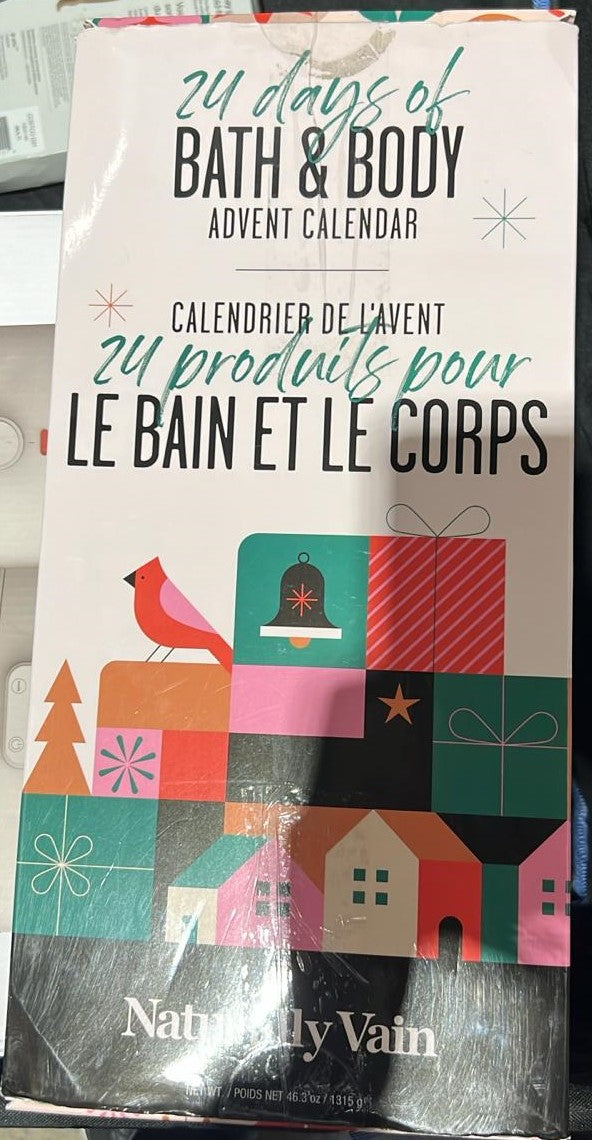 Naturally Vain 24 Days Of Bath & Body Advent Calendar