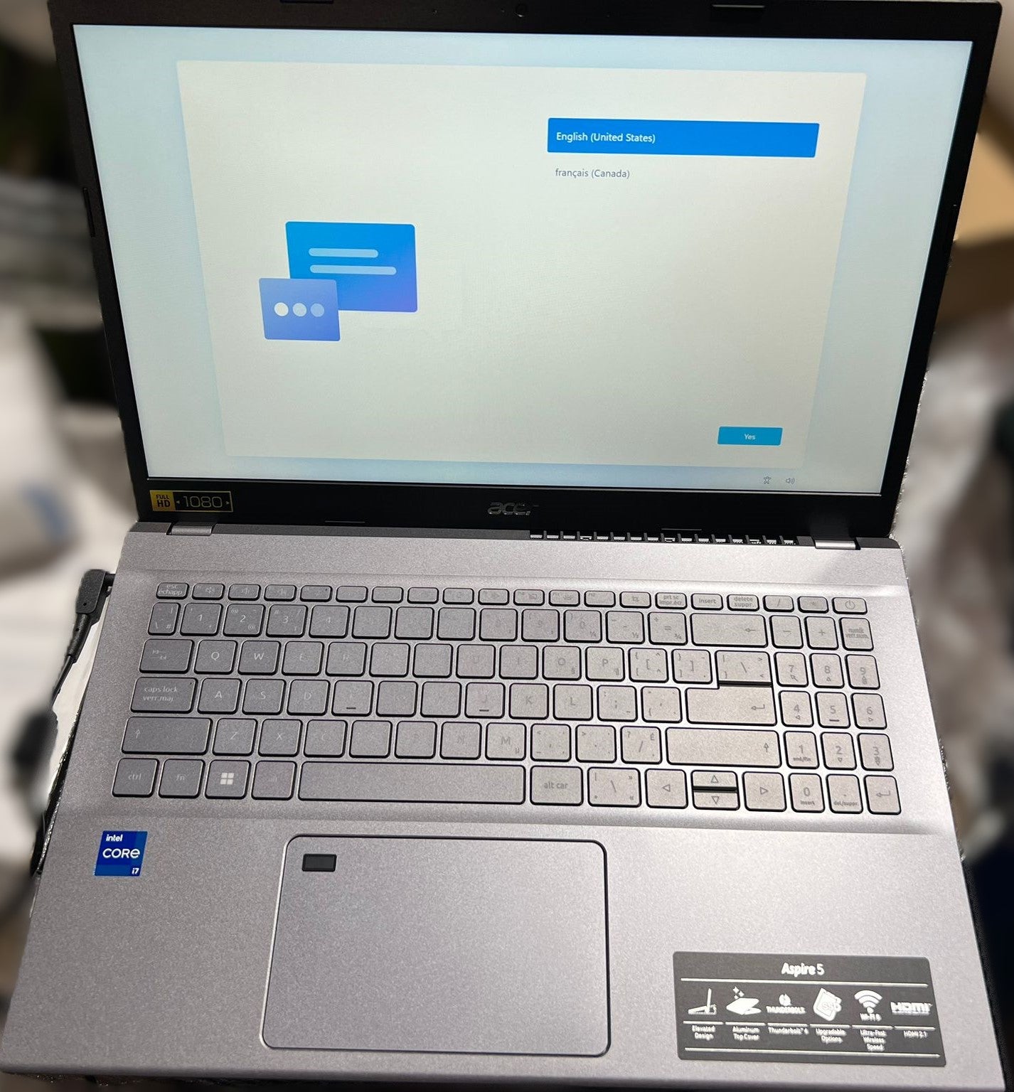 Acer Aspire 5 A515-57-797B Laptop, i7-12650H (BNIB)