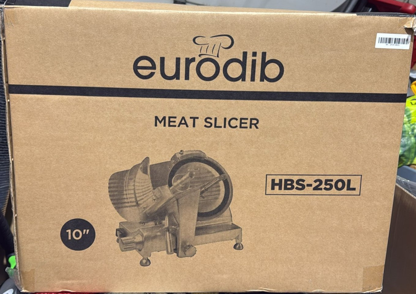 Eurodib Manual Meat Slicer 10 in