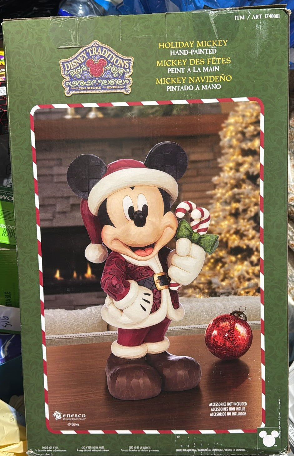 DISNEY TRADITIONS HOLIDAY MICKEY AND MINNIE