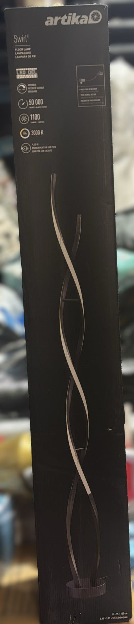 Artika Swirl Floor Lamp