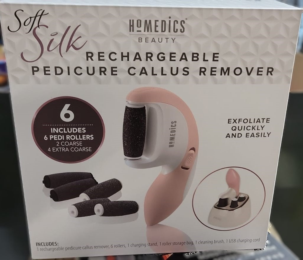 SoftSilk Rechargeable Pedicure Callus Remover (PED-1301)
