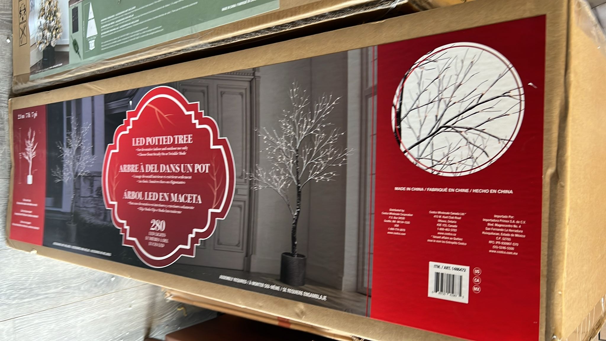 7' Potted Tree with 280 LEDs