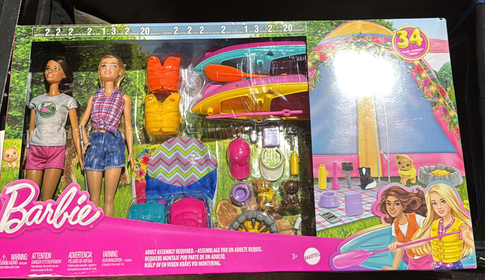Barbie Outdoor Camping Adventure Playset