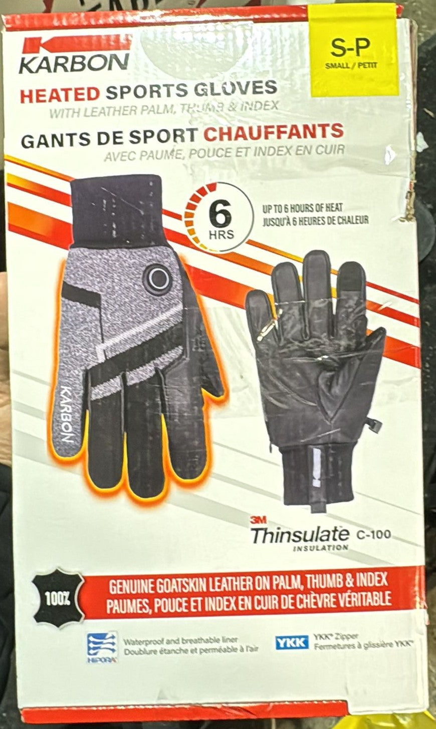 KARBON 3D HYBRID GLOVE SIZE S