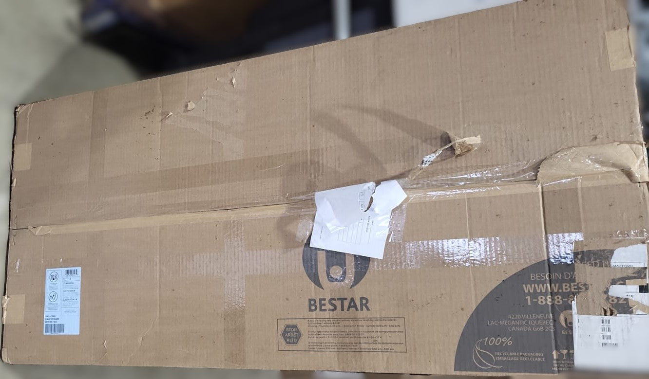 Bestar Viva Modern 120.9 (47.6 in.) Height Adjustable Desk