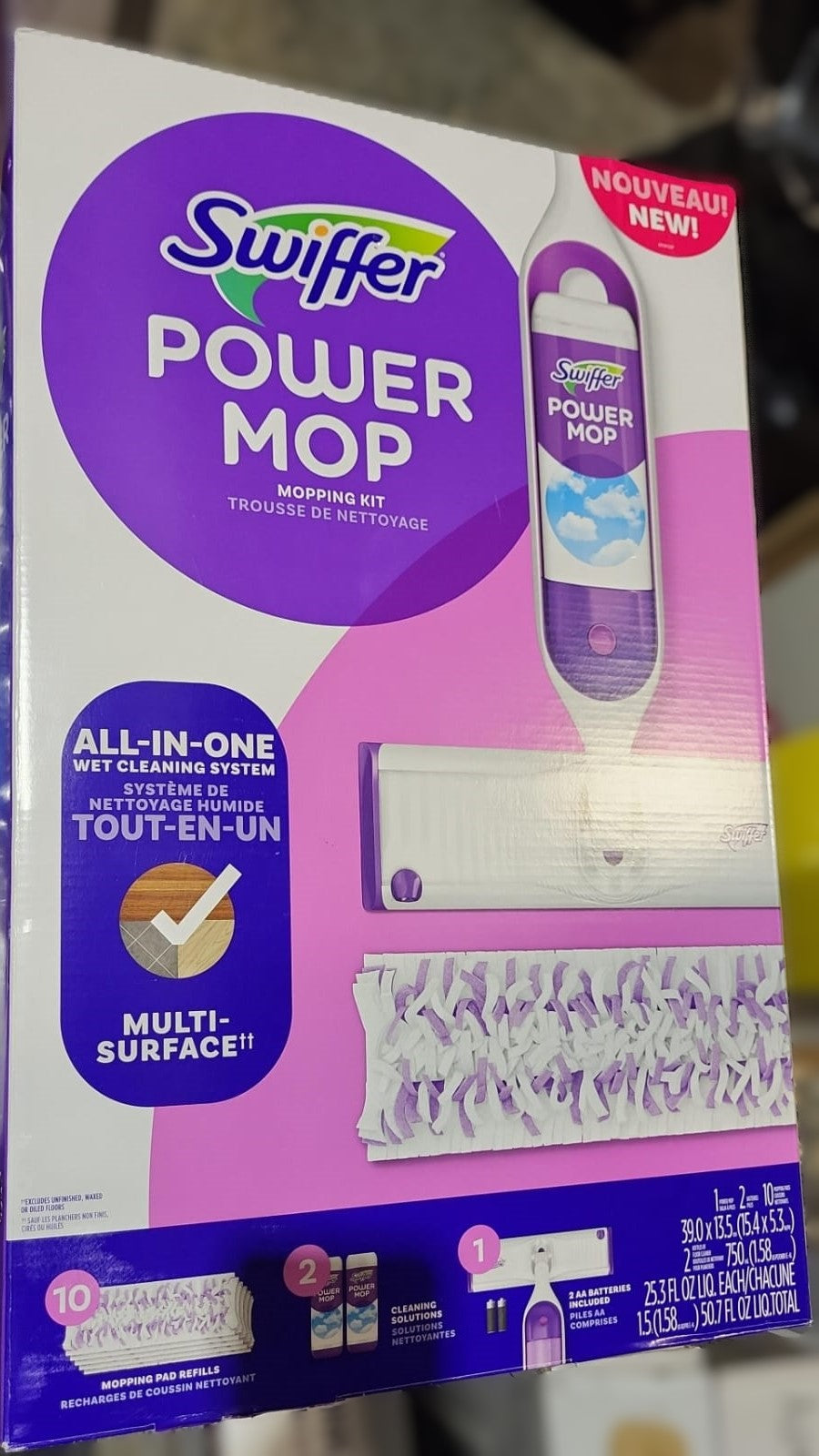 Swiffer PowerMop Multi-Surface Mop Kit