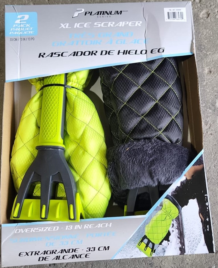 PLATINUM SERIES ICE SCRAPER MITT PACK OF 2
