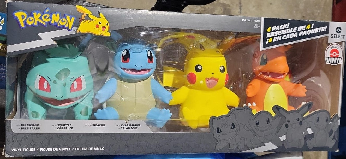 Pokémon Vinyl 8" Figure 4-pack