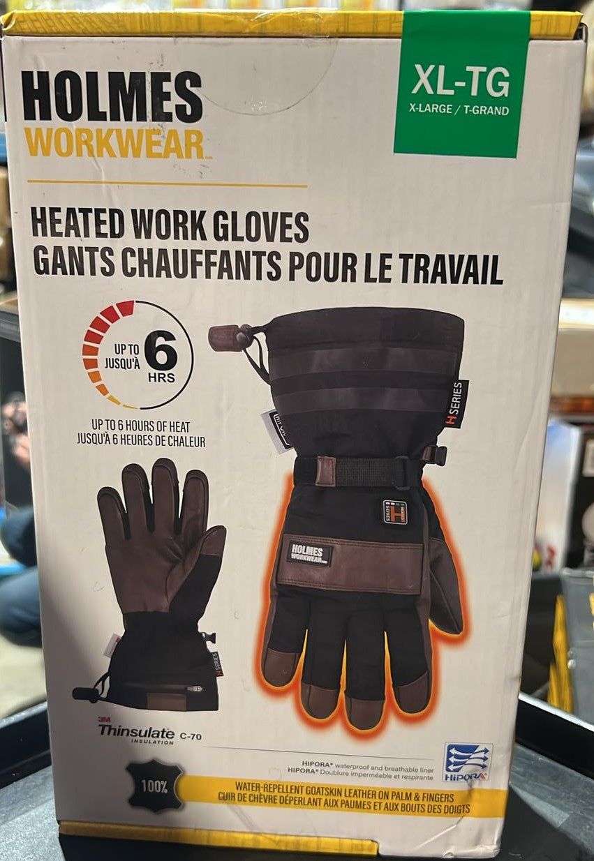 HOLMES HEATED WORK GLOVES SIZES XL